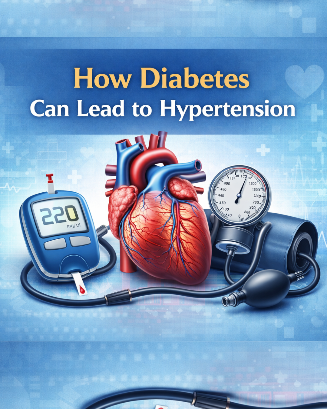 How Diabetes Causes Hypertension (High Blood Pressure)